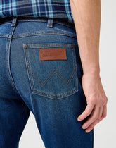 Męskie Spodnie Jeansowe Wrangler Greensboro Denim Dusk 112362444